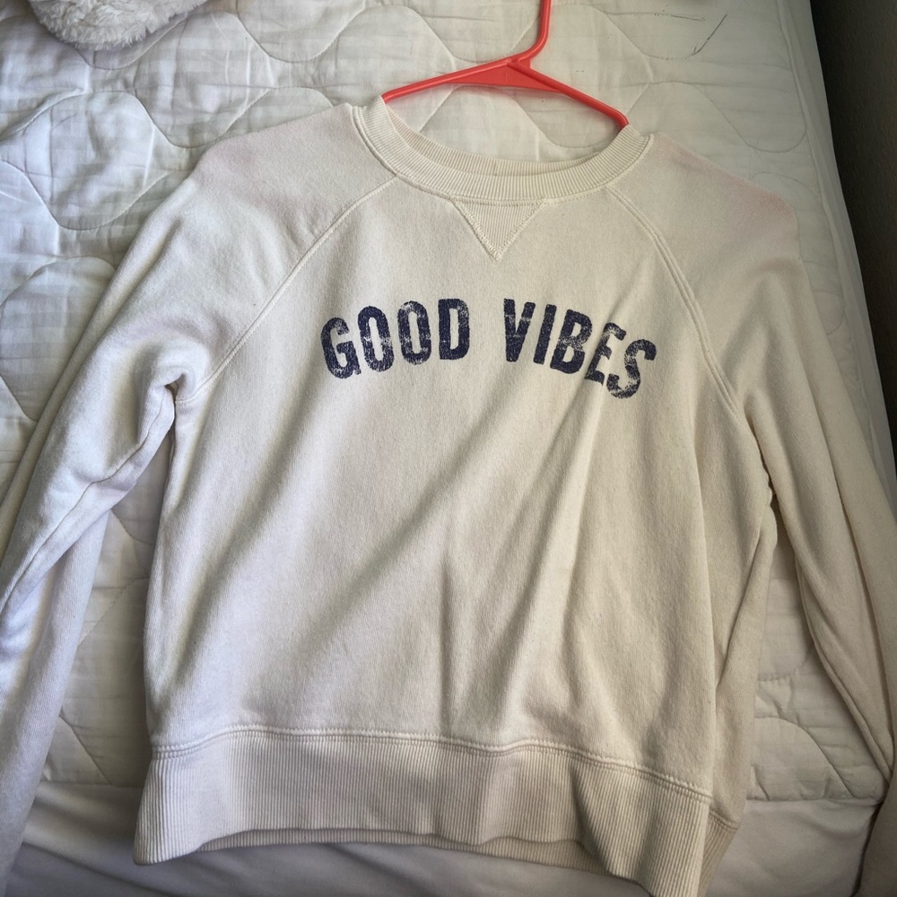 Good Vibes Cropped Long Sleeve